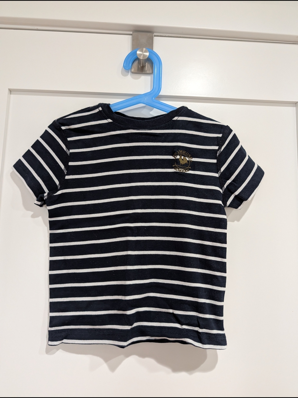 Primrose Uniform Striped Navy & White Short Sleeve Tee (Dennis)